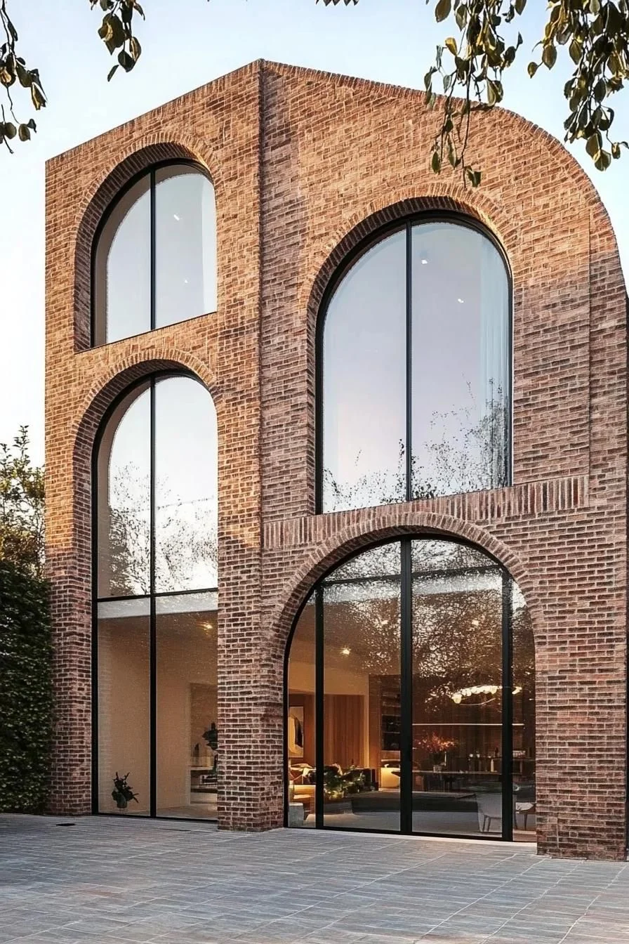 Bold Brickwork Filled With Arches