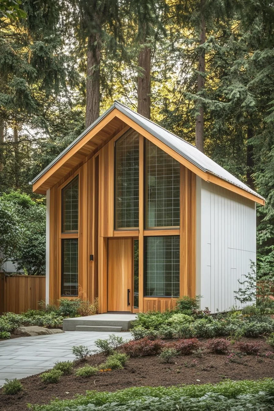 Wood-Warmed A-Frame Cabin