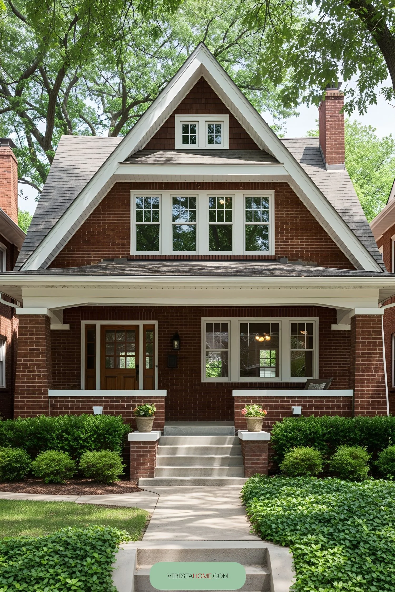 A Warm and Welcoming Brick Bungalow