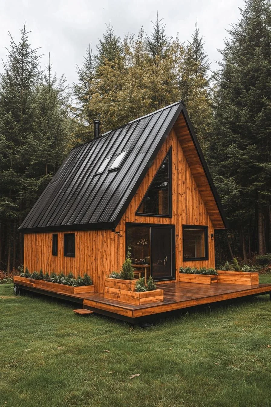 A Woodland A-Frame Built for Comfort