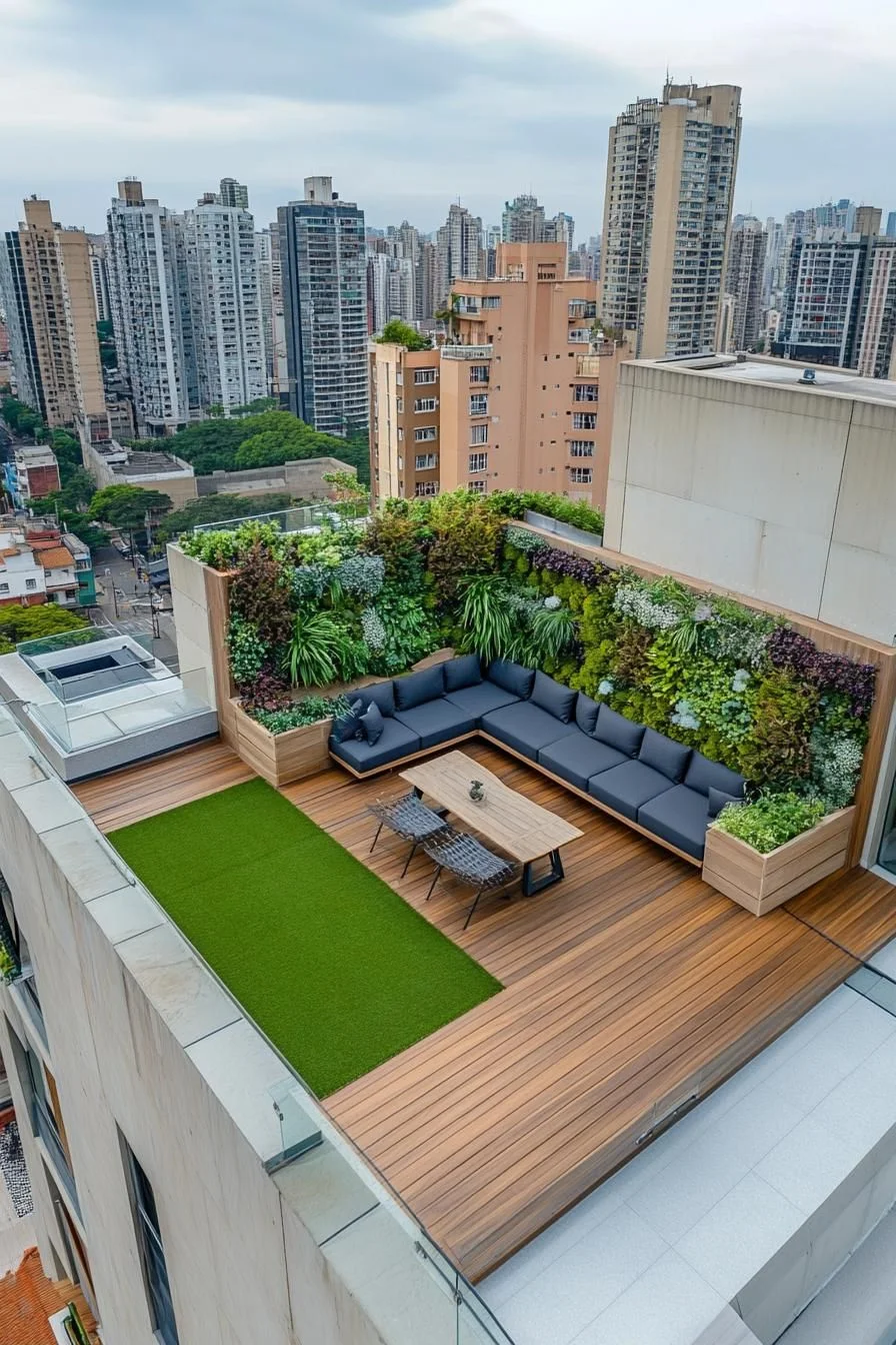 Rooftop Oasis With a Twist