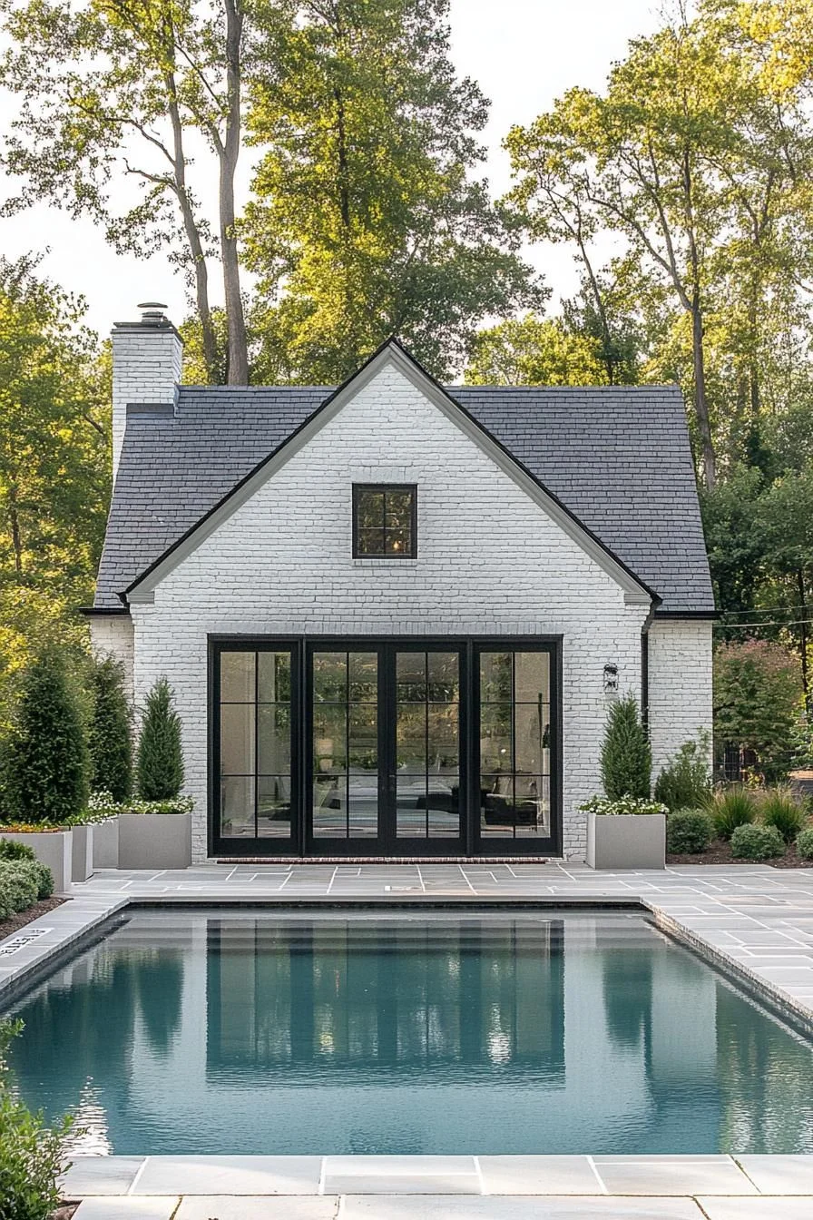 Brick Bliss by the Pool