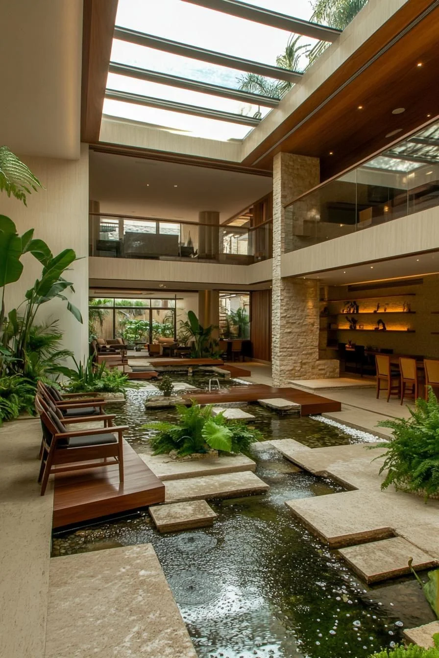 Water's Whimsy: A Poolside Escape