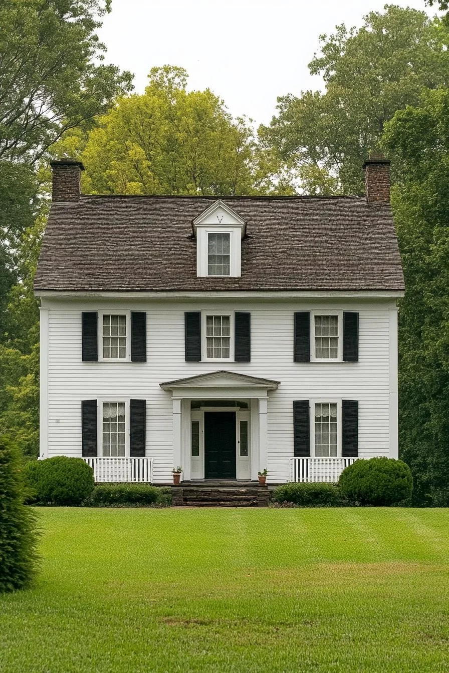 Colonial Charm With Classic Symmetry