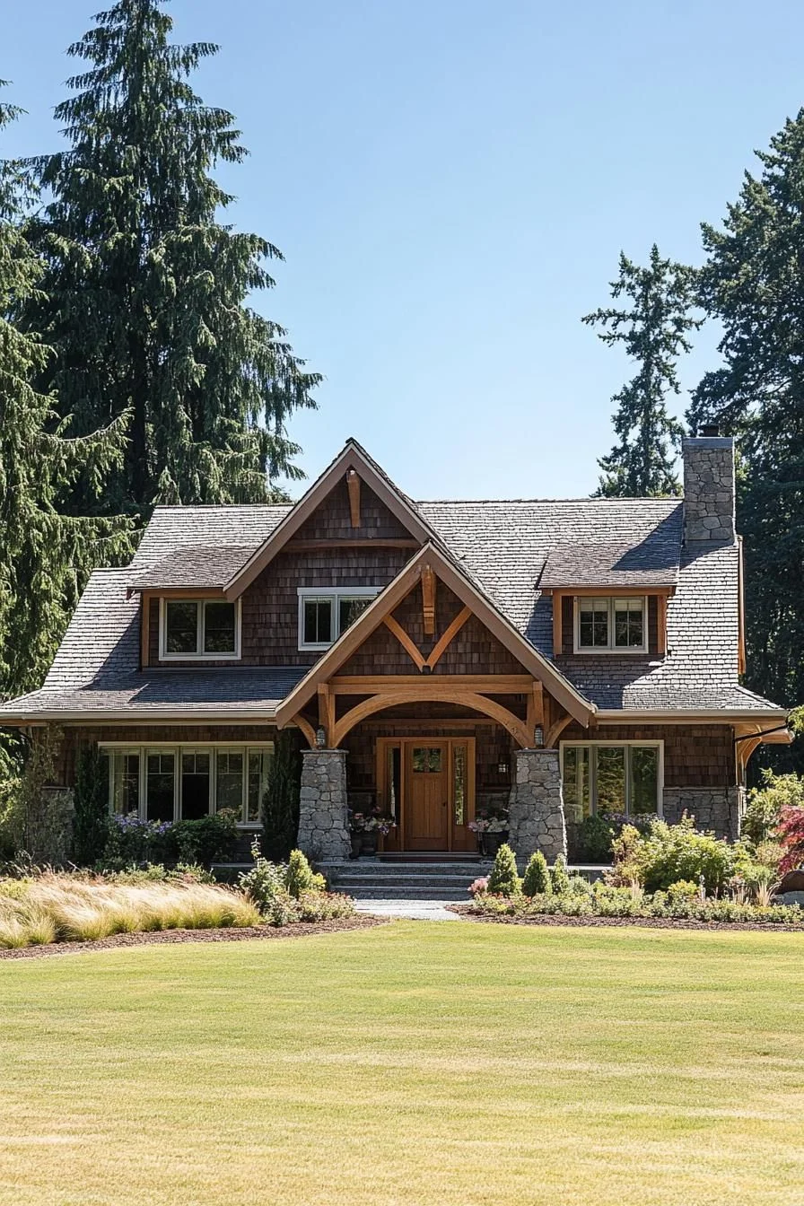 A Handcrafted Cottage Farmhouse with Timber Charm