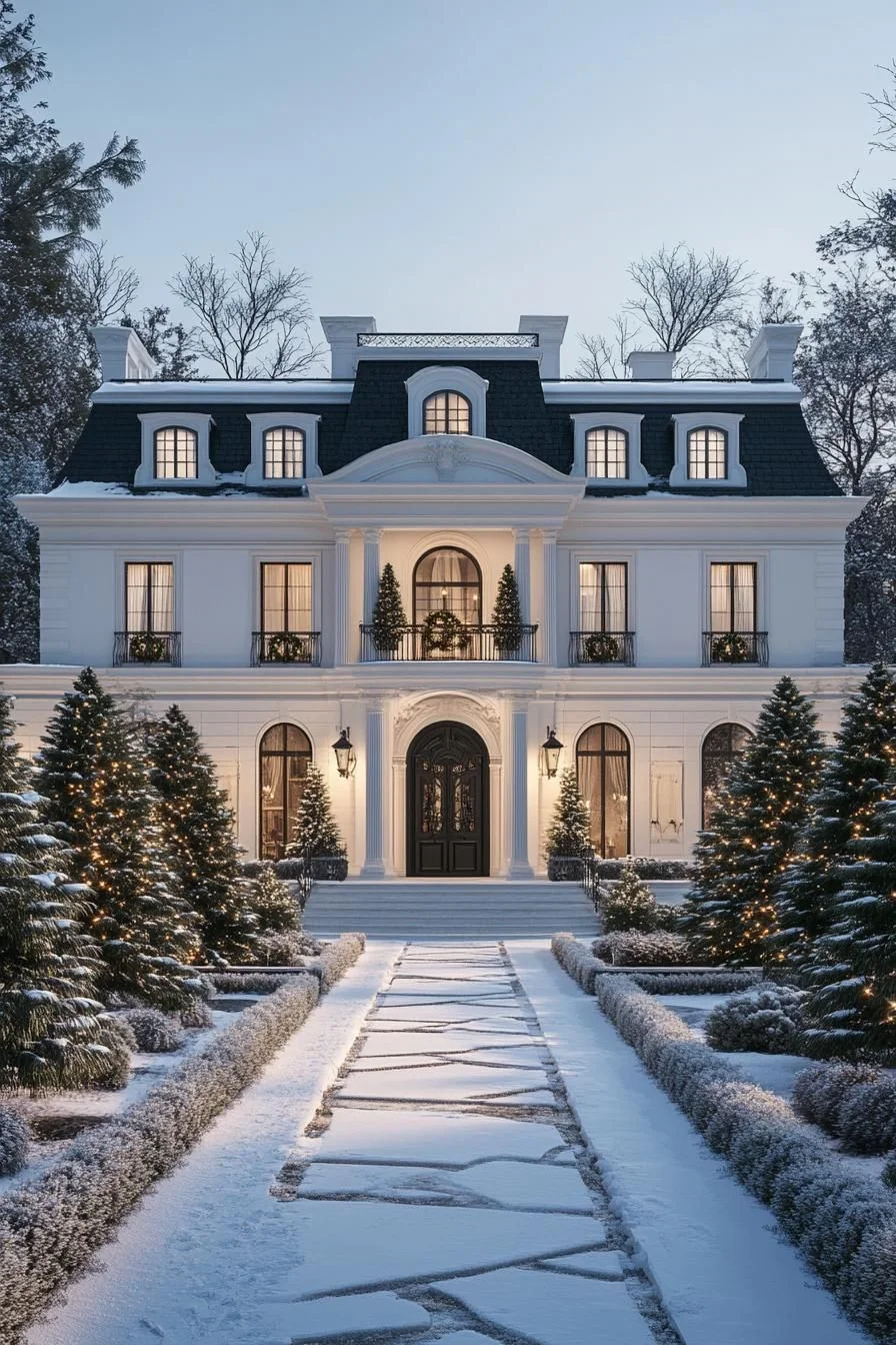 Polished Winter Mansion