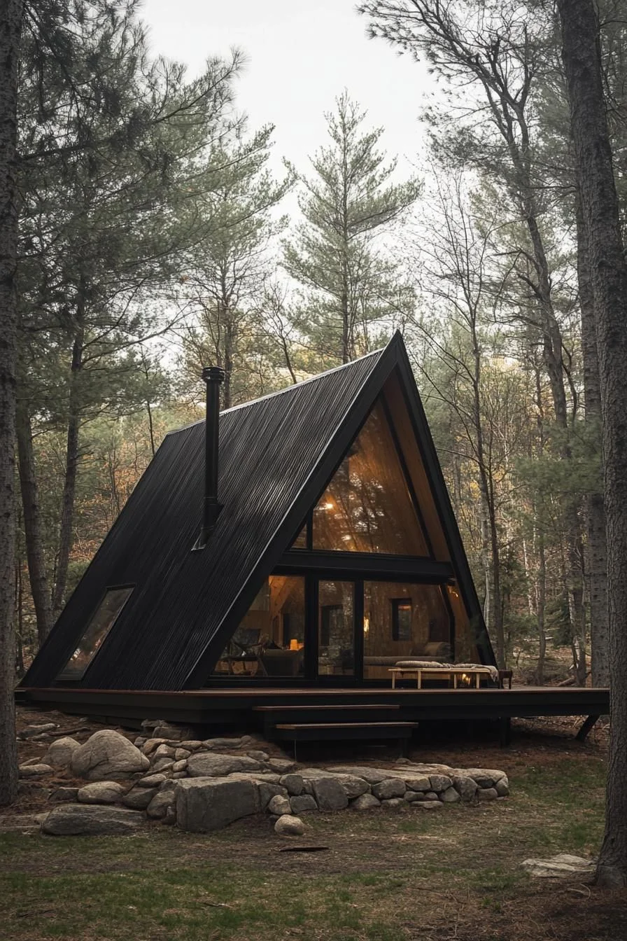 A Woodland A-Frame Retreat With Charm