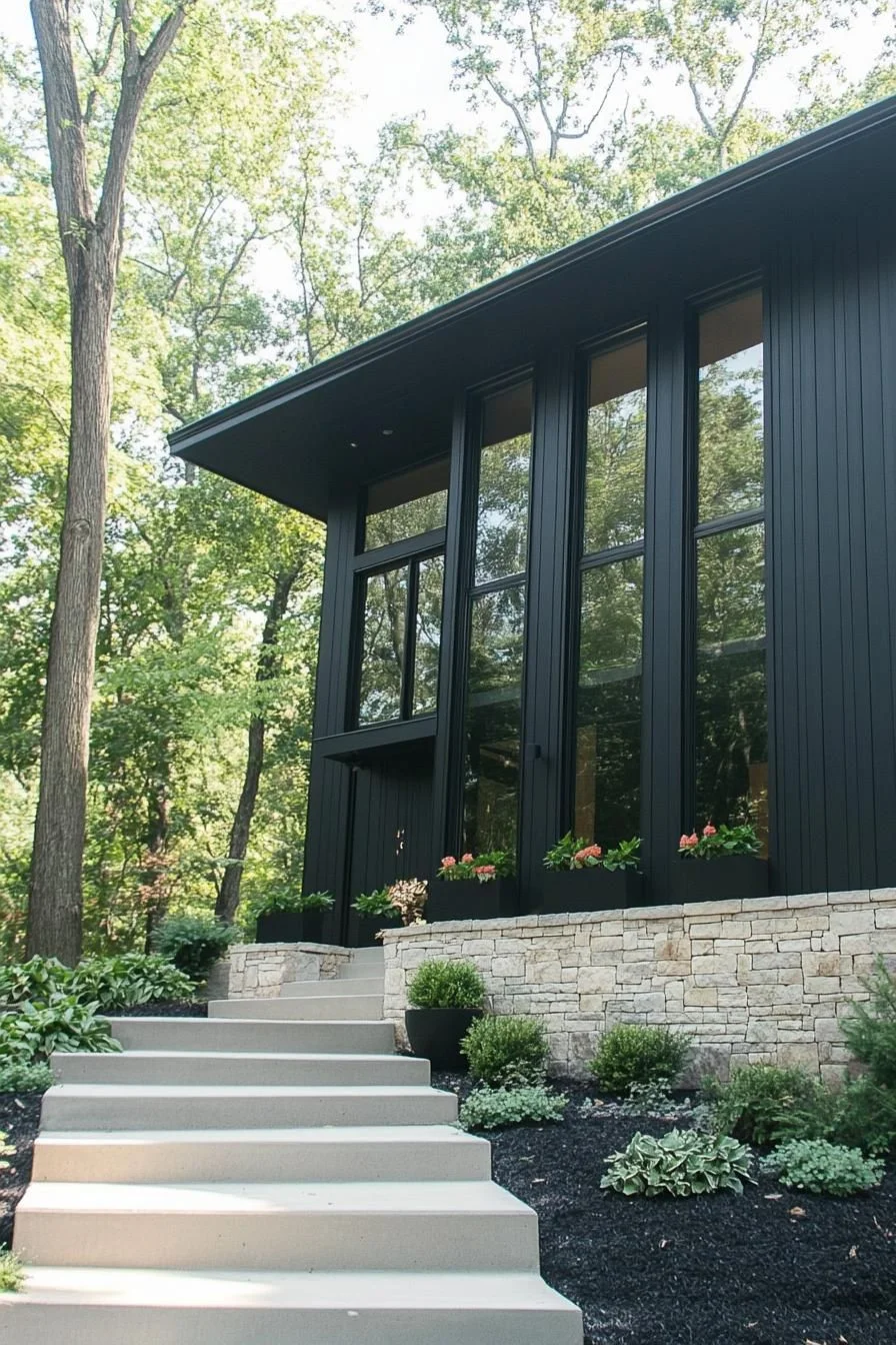 Modern Split Level Living at the Forest's Edge
