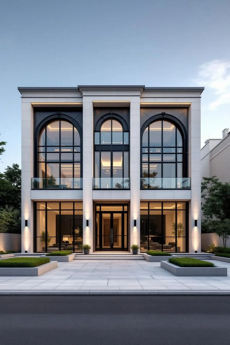 Sophisticated Neoclassical Arches on Display