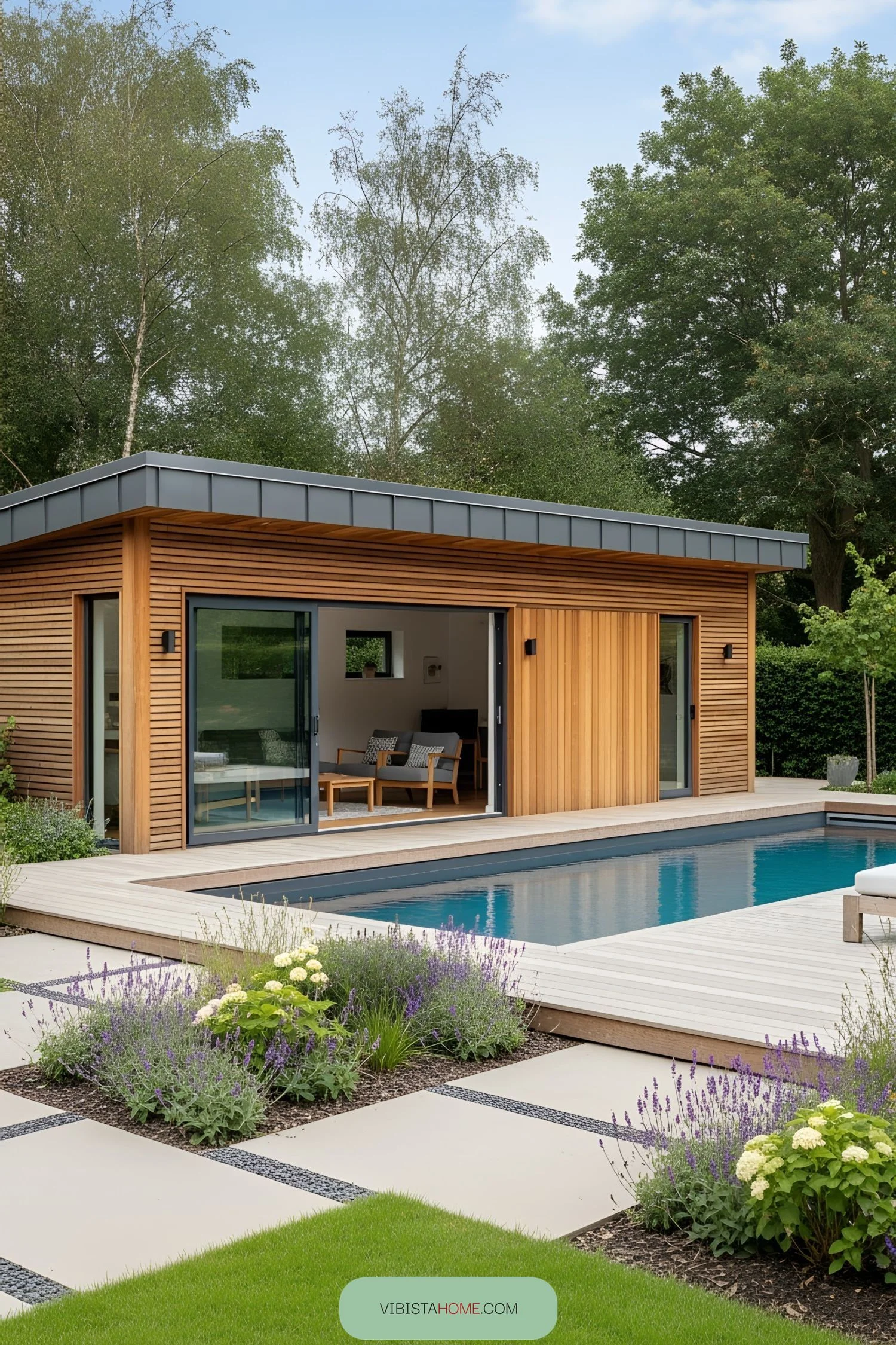 Sleek Poolside Sanctuary Design