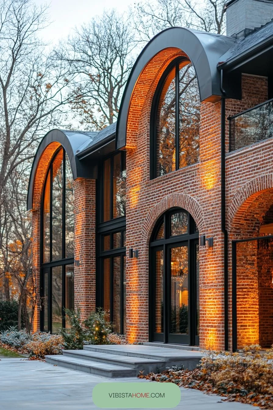 Brick Arches with a Glowing Delight