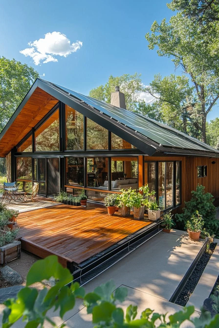 A Solar-Powered Retreat Rooted in Sustainability