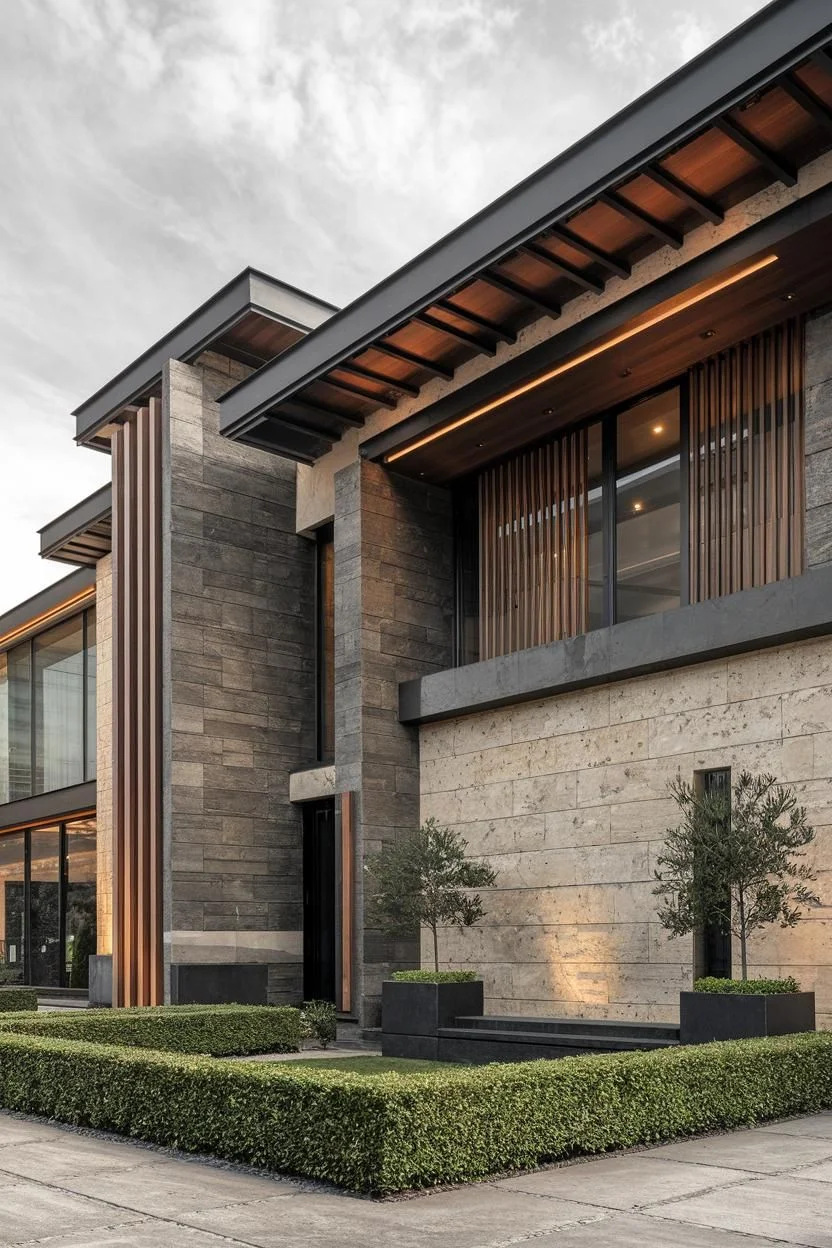 Modern Home With Linear Design