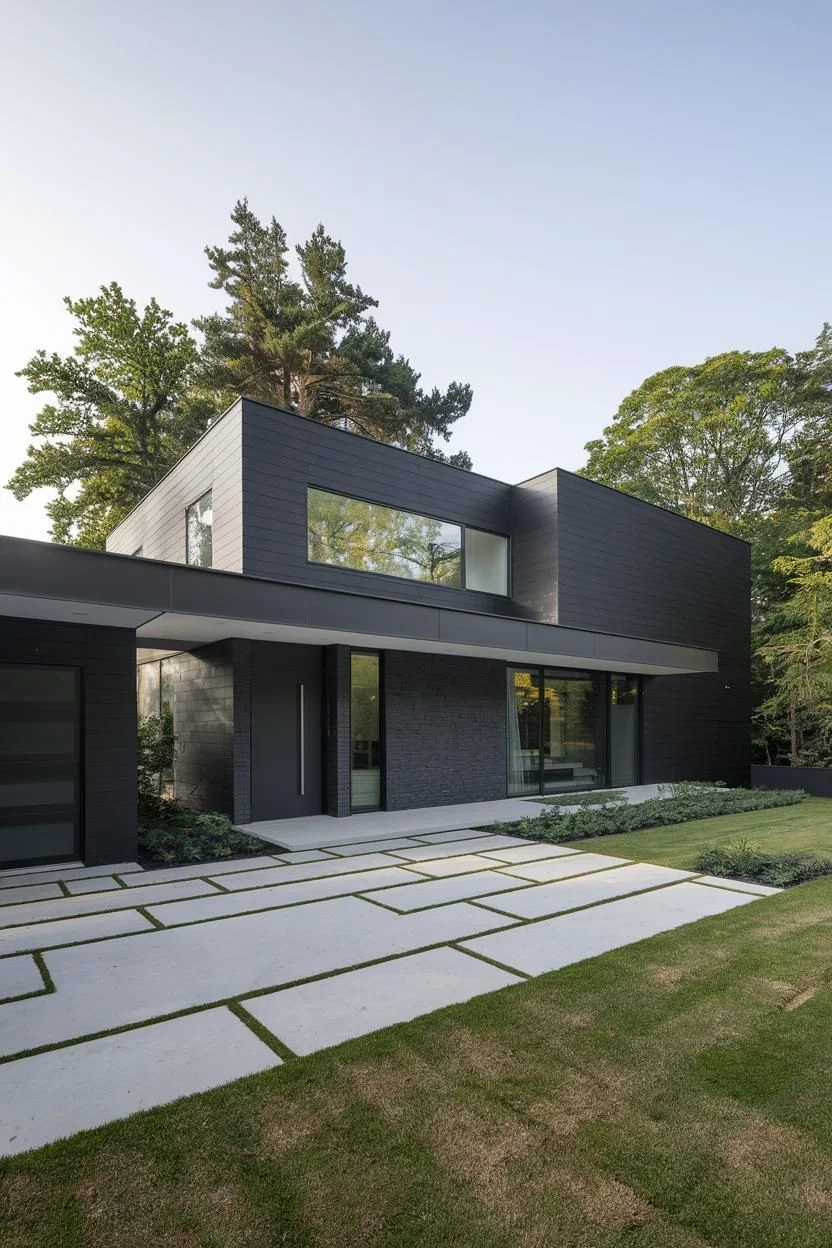 A Modern Retreat in Sable Tones