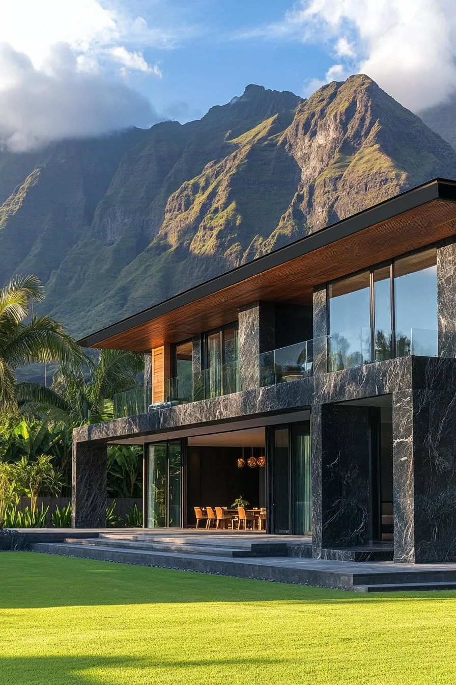 Mountain Retreat with Dark Wood Accents