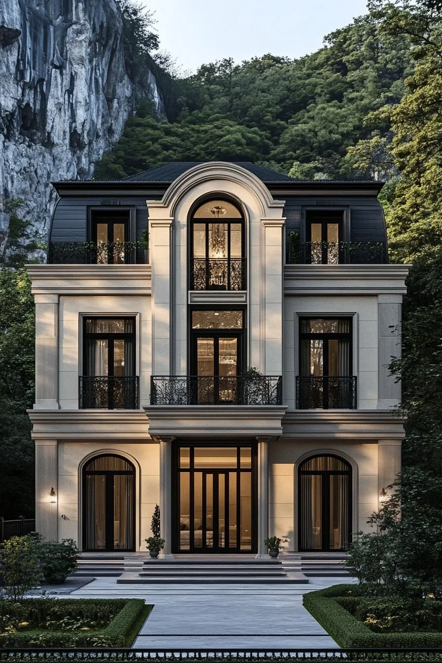 A Neoclassical Castle with Modern Details
