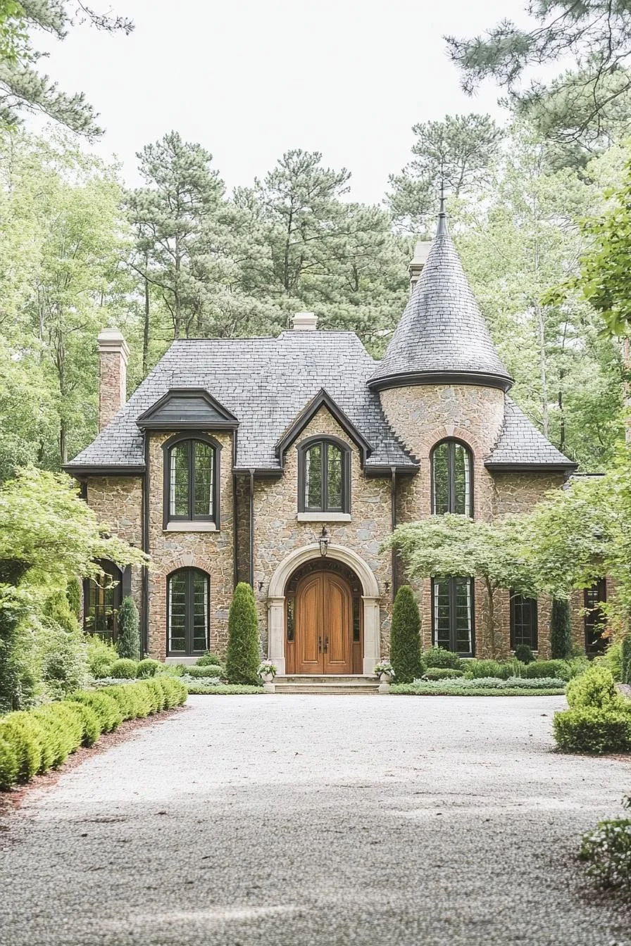 Mystical Turreted Treasure in a Leafy Hideaway