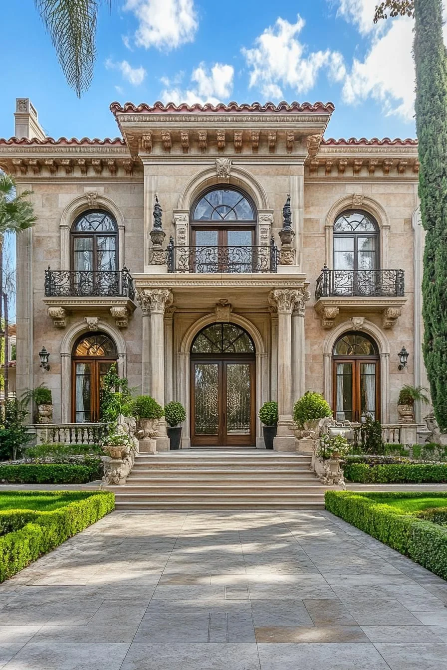 A Mediterranean Blend of Marble and Charm
