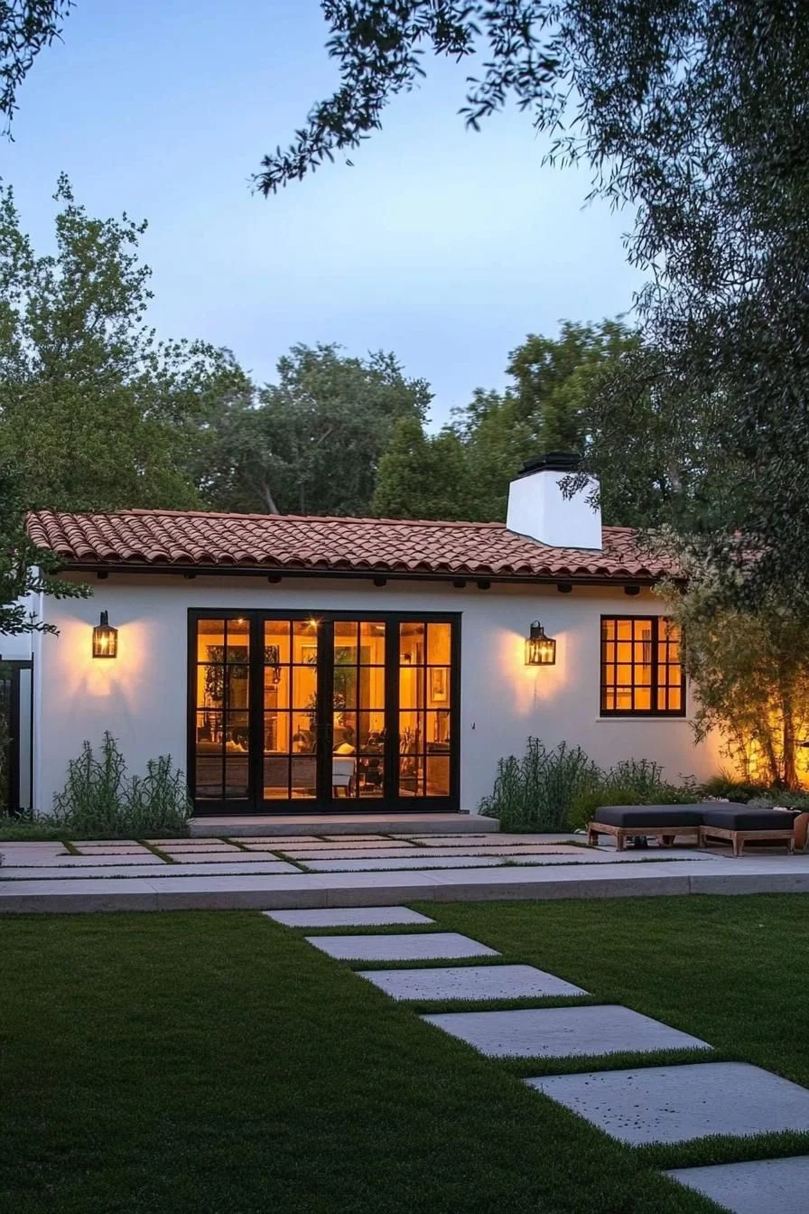 Chic Spanish Retreat Under Twilight