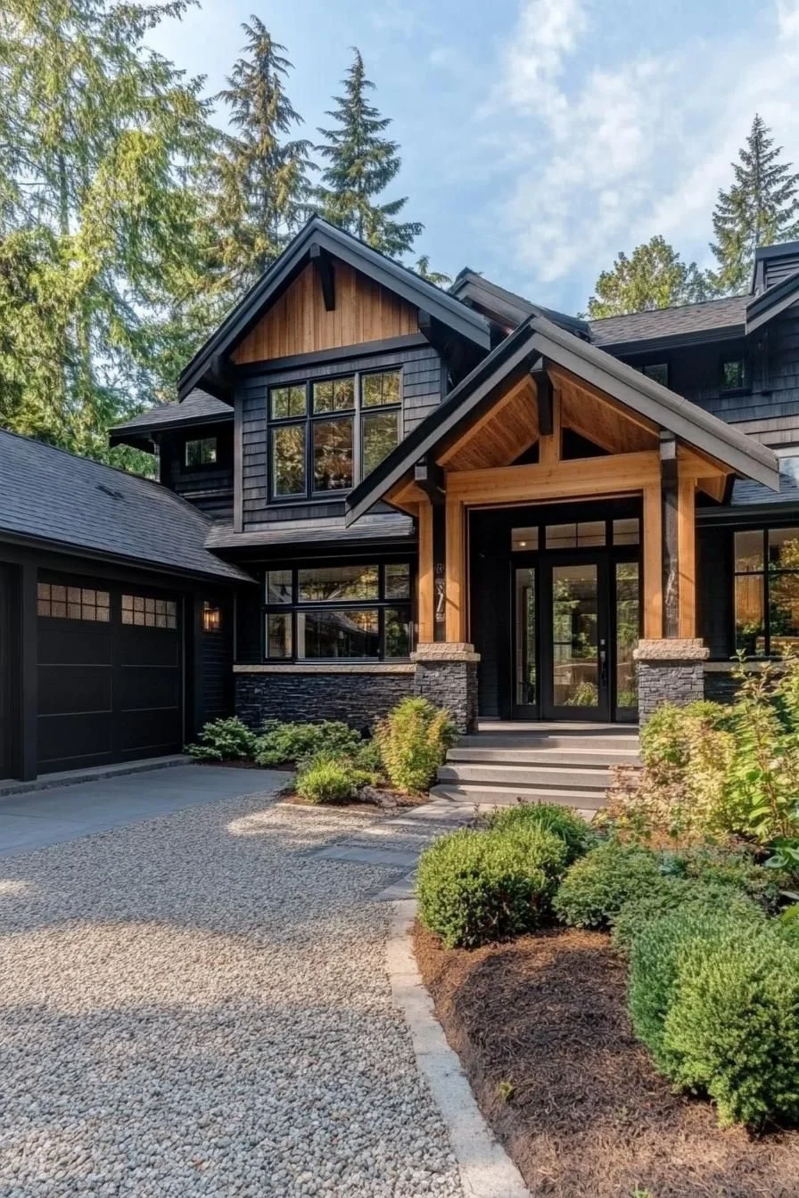 A Woodland Retreat With Modern Lines