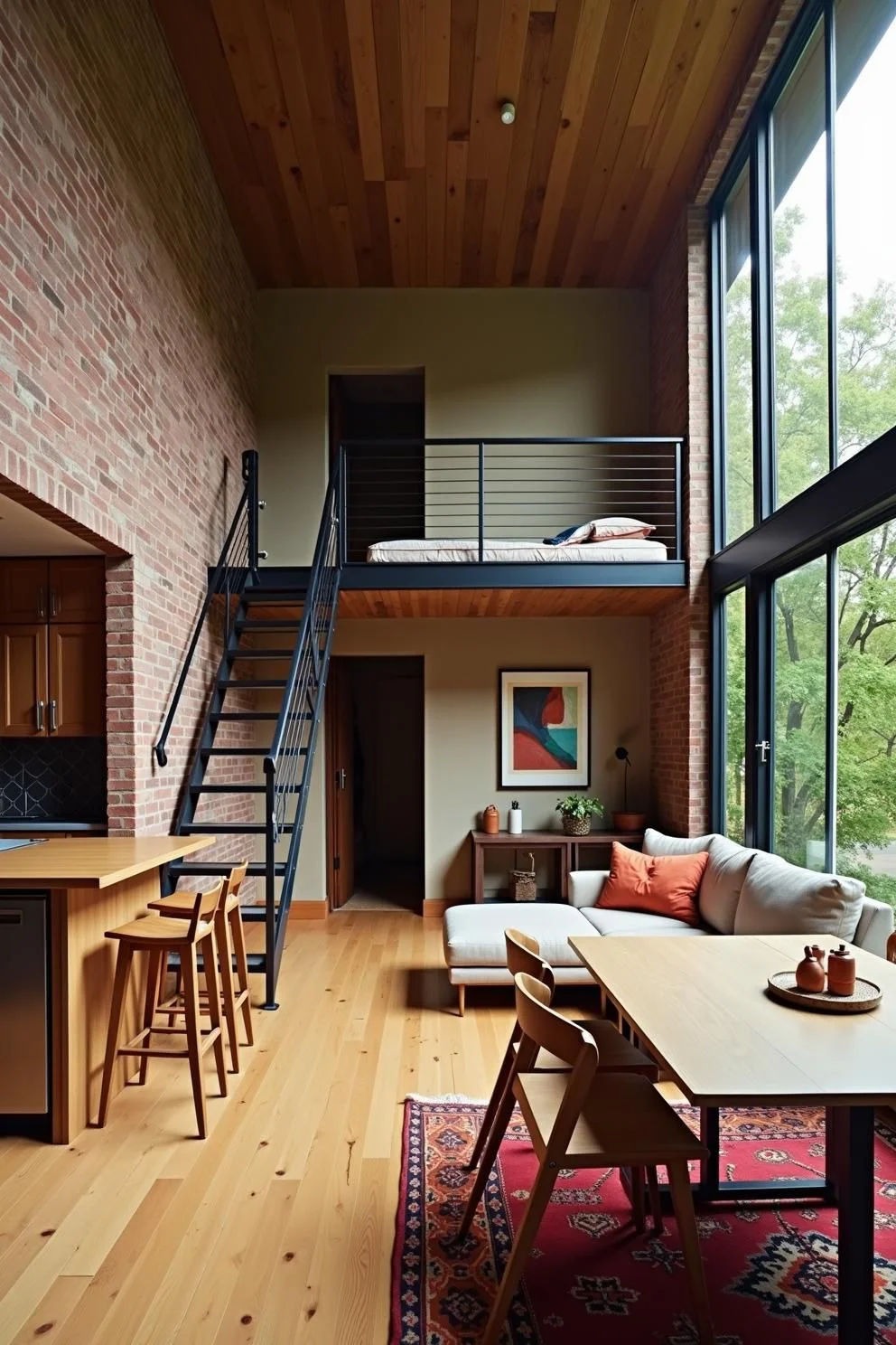 Loft Design Inspired by Treehouses