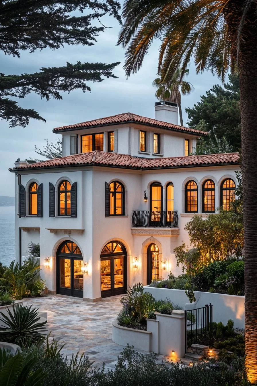 Mediterranean-Style Tuscan Terrace