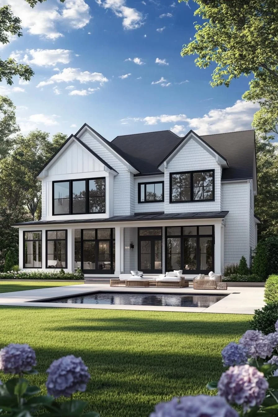Gabled Style with a Mirror-Like Finish