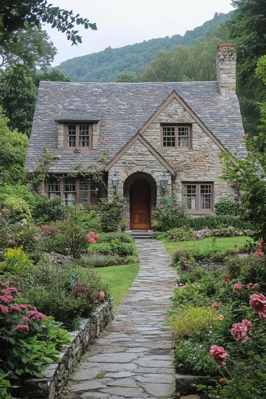A Cobblestone Cottage With Castle Charm