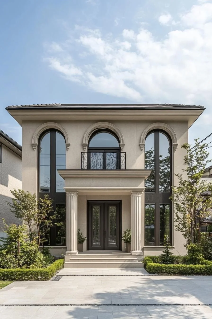 Sun-Drenched Neo-Classical Charm