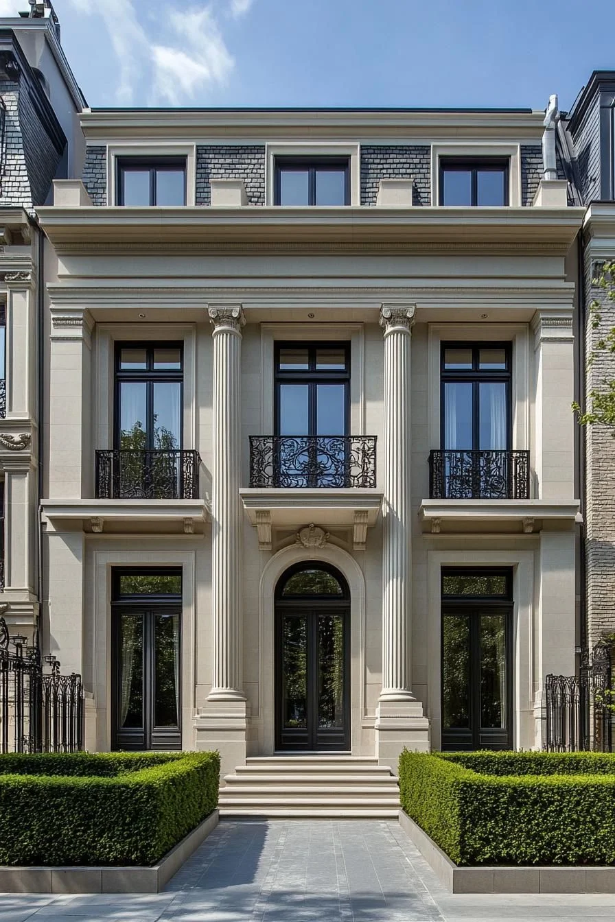 A Stately Neoclassical Home with Modern Mischief