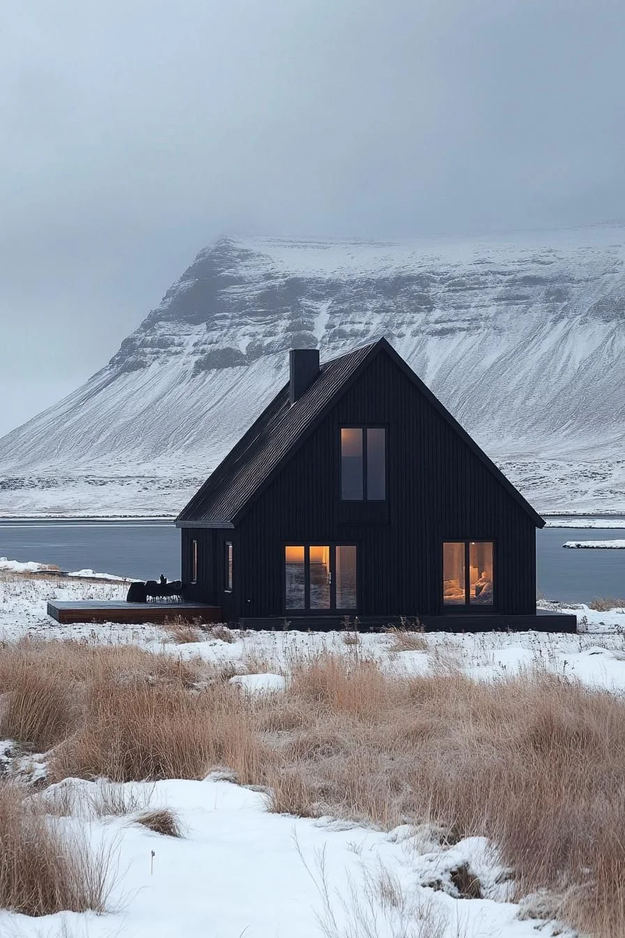 Gable House on a Calm Winter Solstice