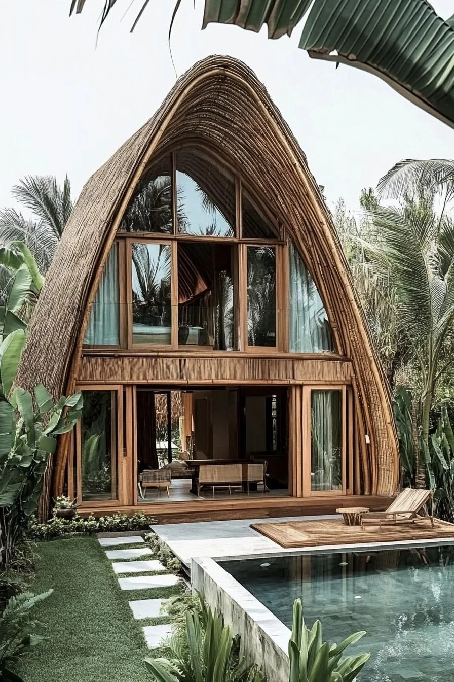Bamboo Wave: A Bali Architectural Symphony