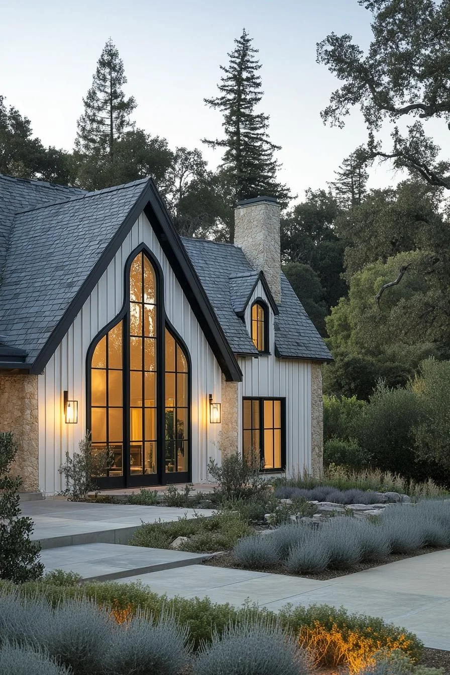Gothic Grace in Arched Windows