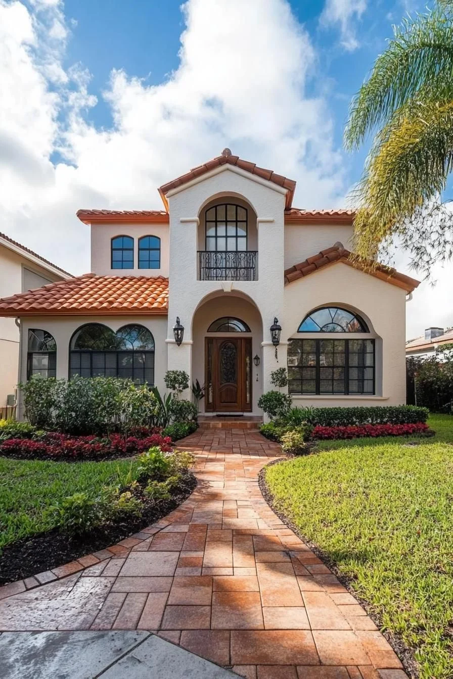 A Home Where Archways Meet Tropical Style