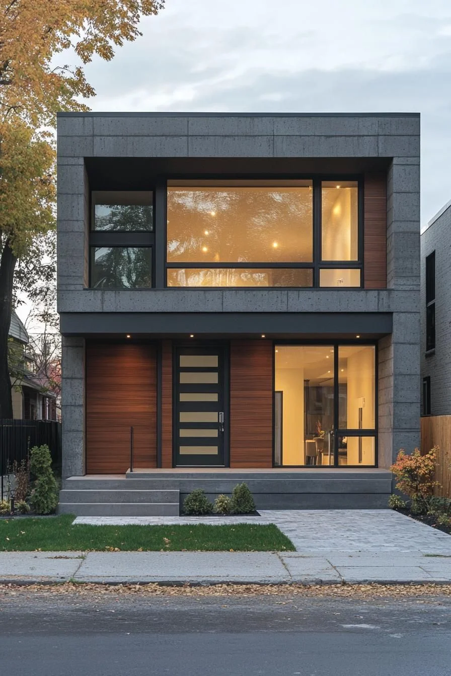 A Geometric Home With a Concrete Edge