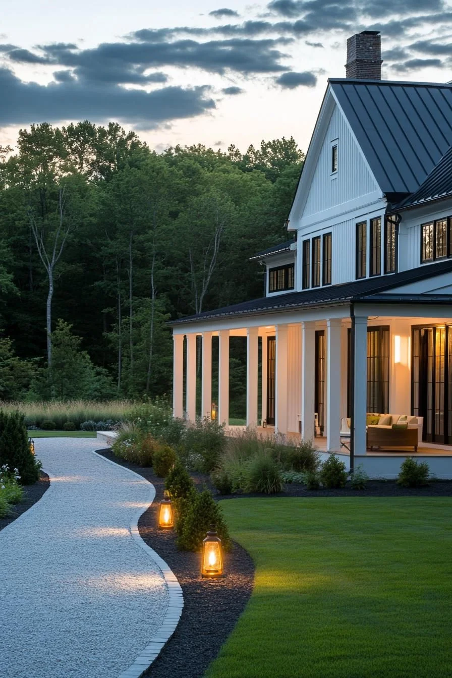 An Evening Walk to Farmhouse Splendor