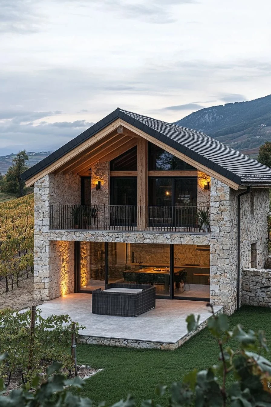 Stone Base With Timber Upper Floors - photo 4