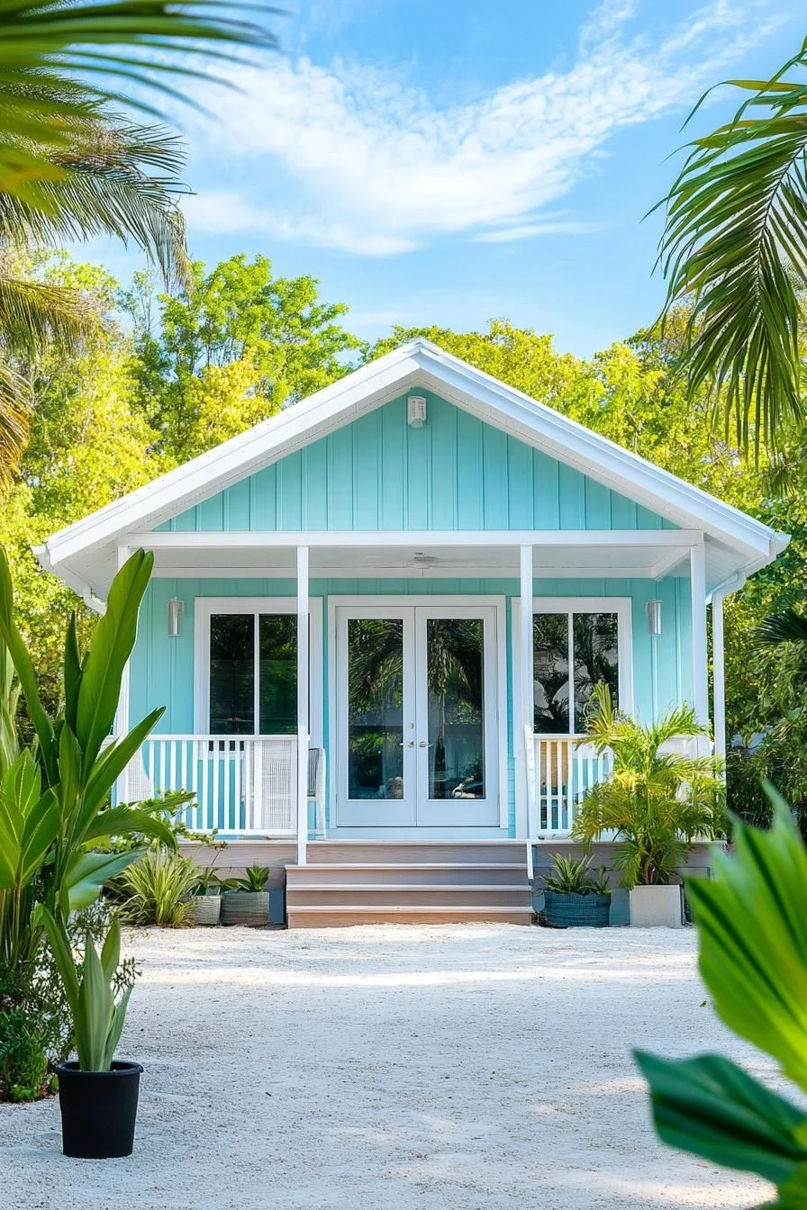 Small Aquamarine Beach Retreat