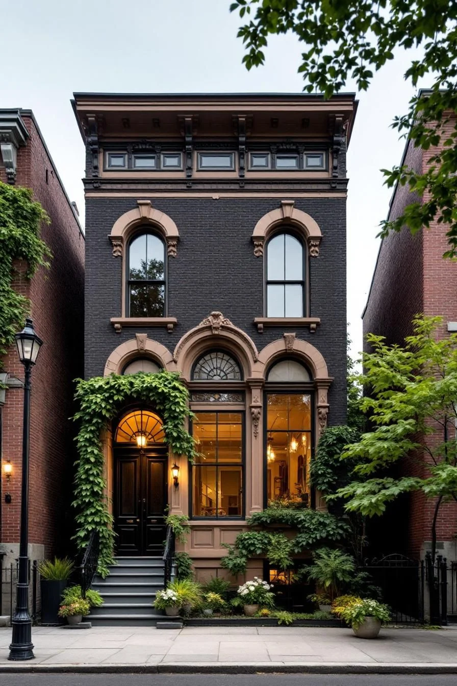 Victorian-Style House In A Green Corner