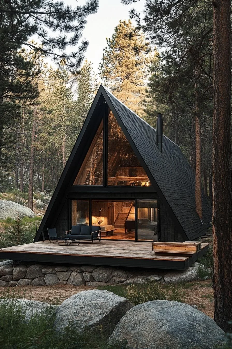 A Cozy A-Frame Close to the Wild