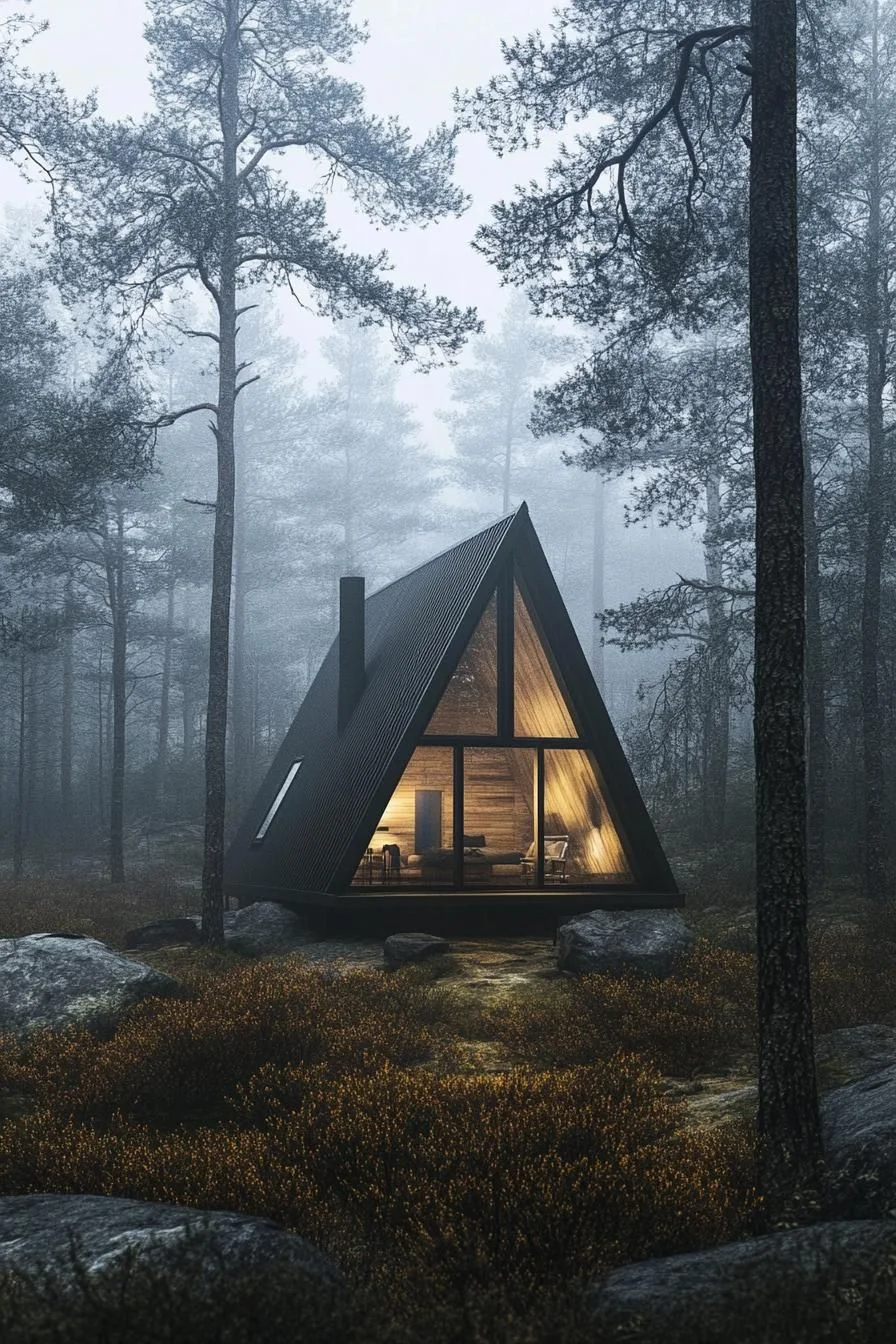 Classic A-Frame Timber Cabin Design - photo 3