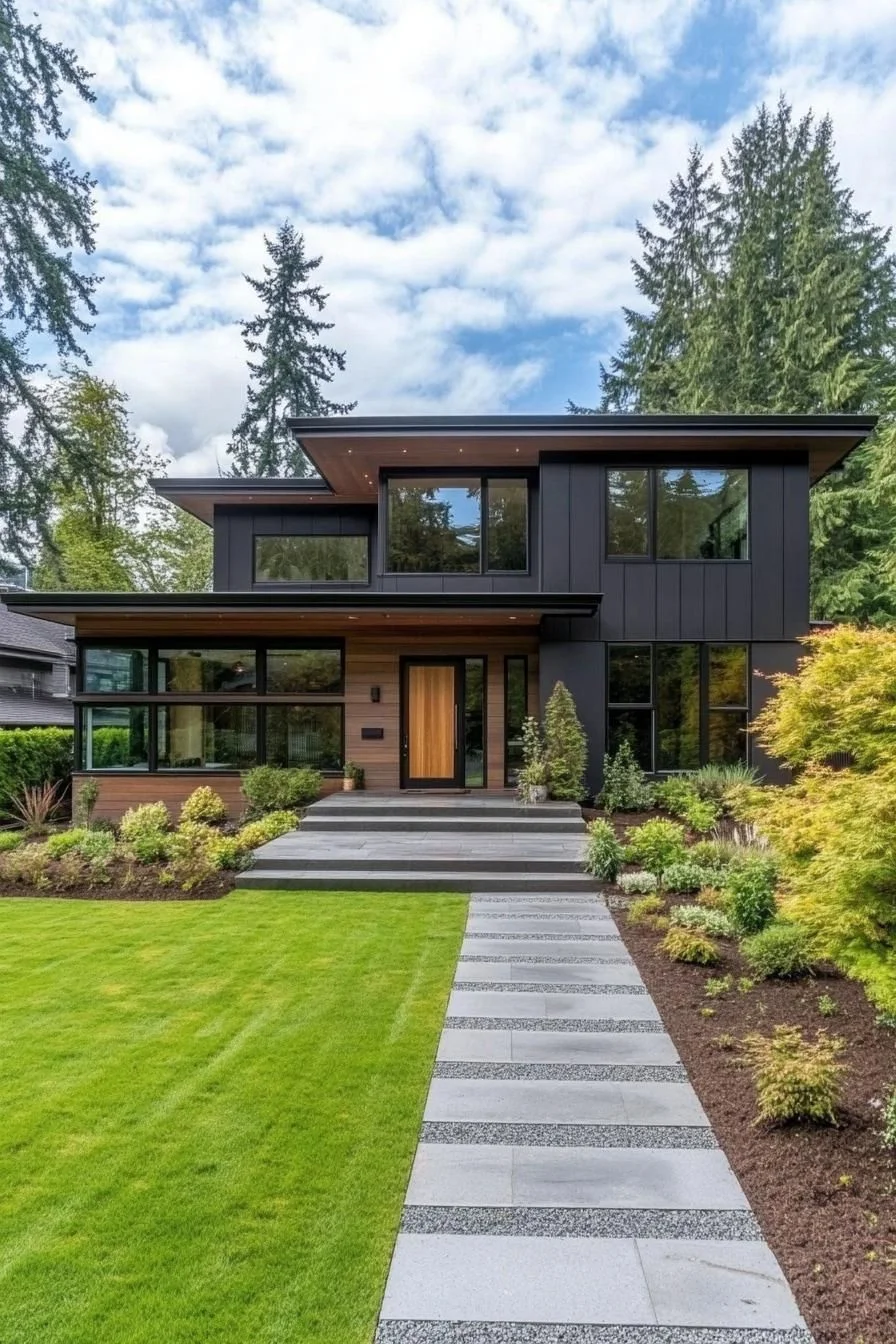 A Sleek Box Wrapped in Wild Greenery