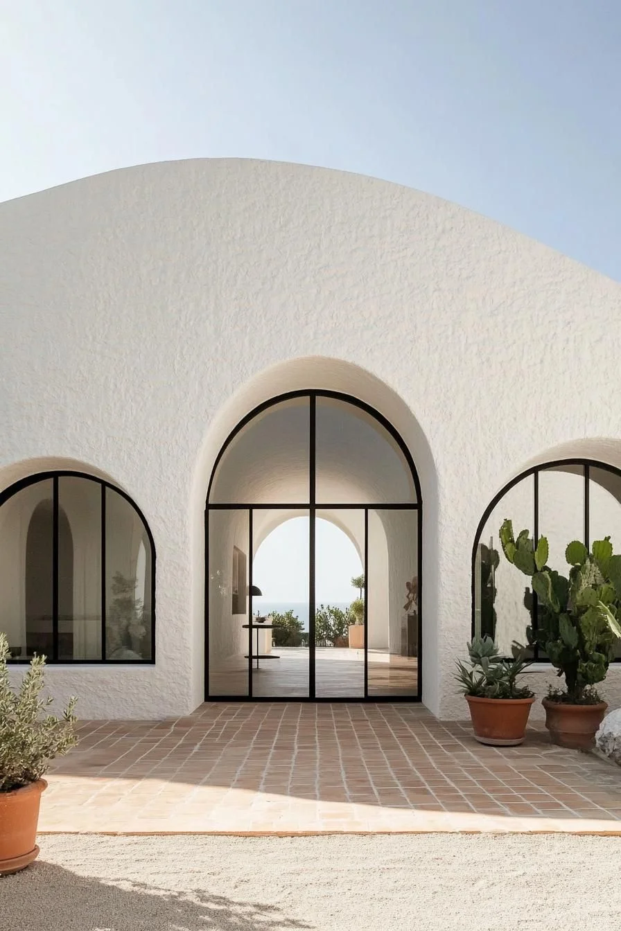 A Sun-Drenched Villa With Arched Walls
