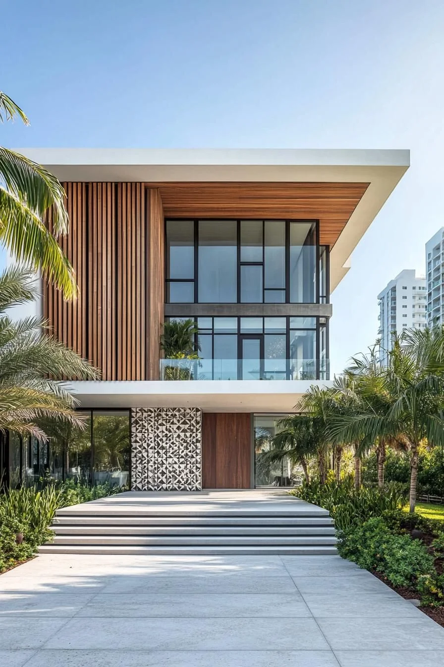 Calm Terrace Facade Style
