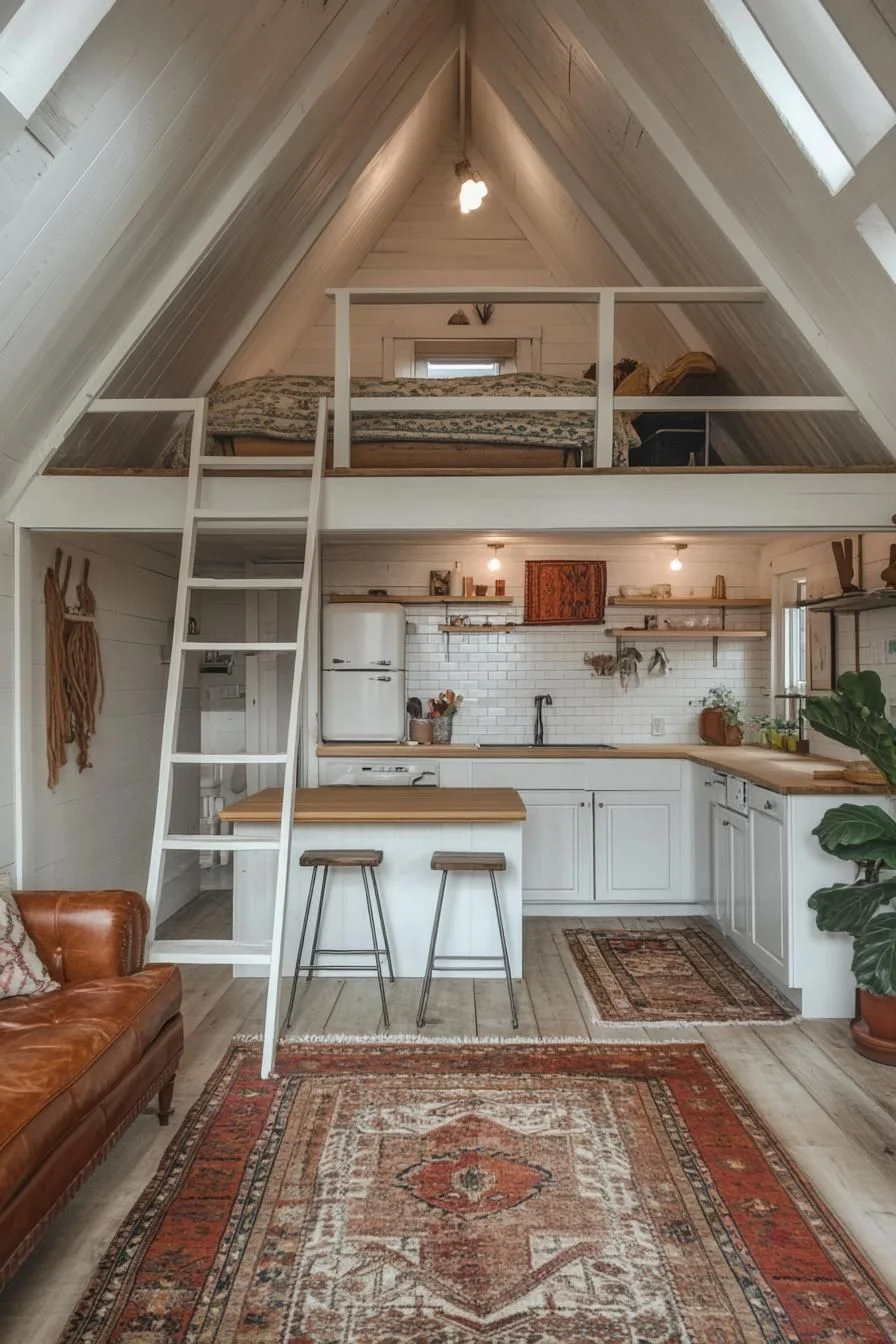 Where Rustic Charm Meets Modern Design In An A-Frame