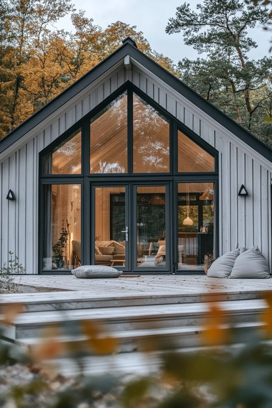 Angular Barn Design in Open Countryside