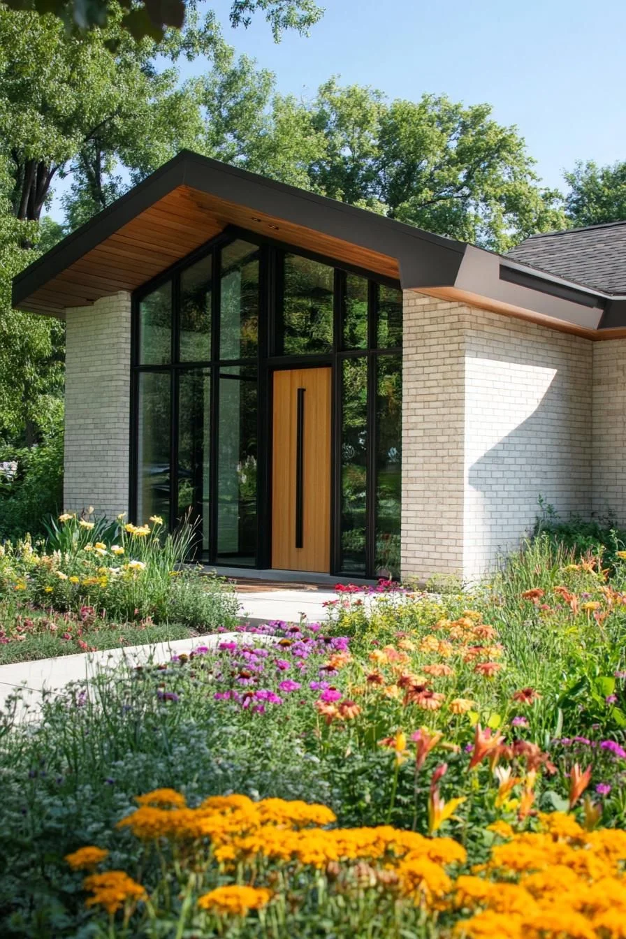 Glass-Walled Garden Cottage Hideout