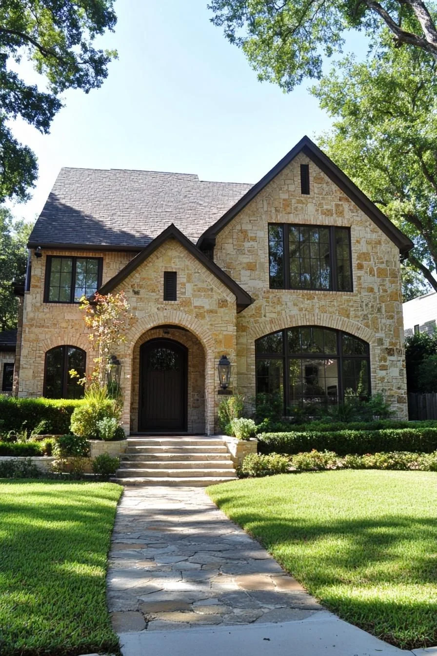 Sturdy Stone Cottage Wrapped in Ivy