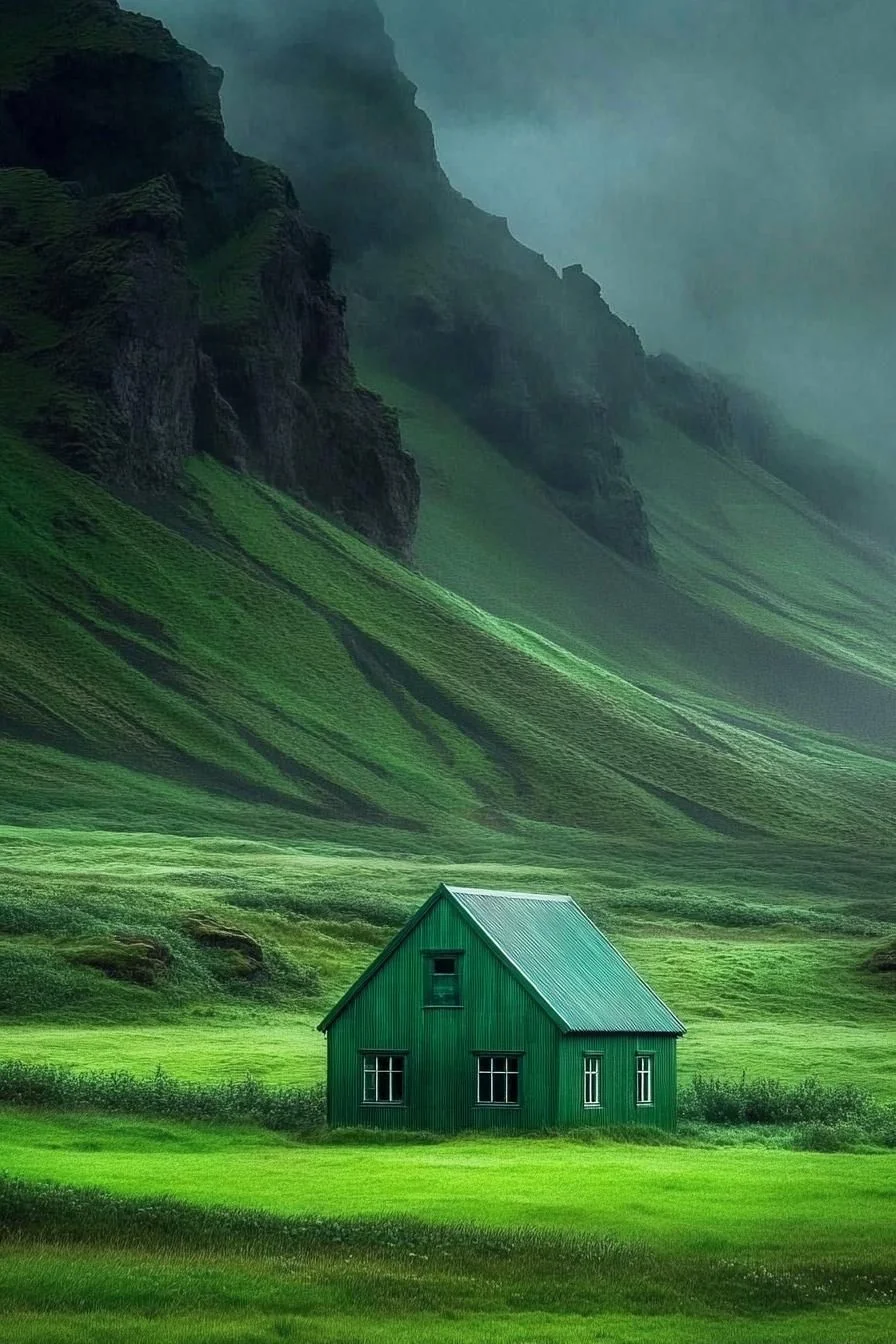 Emerald Green Cabin Barndominium