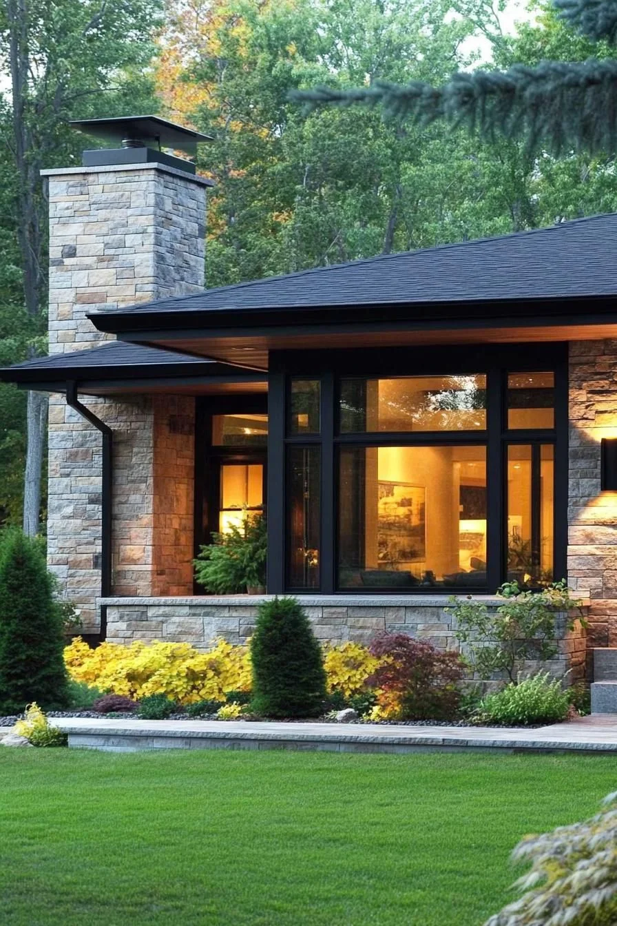 A Stone Oasis Surrounded by Greenery